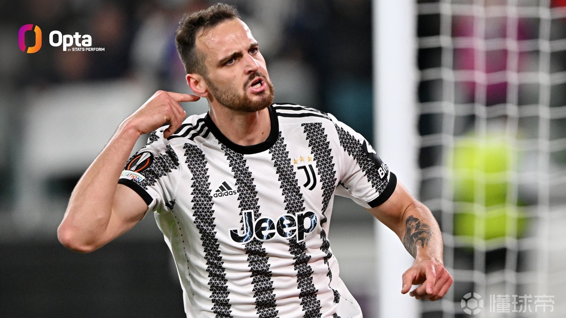 尤文图斯后卫火拼比赛，贡献连续抢断的简单介绍